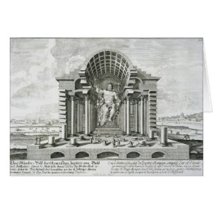 Het beeld van Olympian Zeus, gemaakt door Phidias 