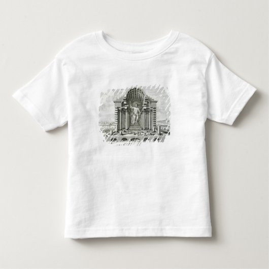 Het beeld van Olympian Zeus, gemaakt door Phidias Kinder Shirts (Voorkant)