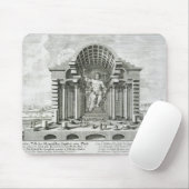 Het beeld van Olympian Zeus, gemaakt door Phidias Muismat (Met muis)