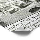 Het beeld van Olympian Zeus, gemaakt door Phidias  Poster (Hoek)