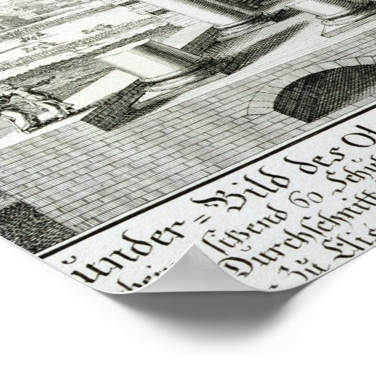 Het beeld van Olympian Zeus, gemaakt door Phidias  Poster (Hoek)