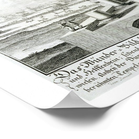 Het beeld van Olympian Zeus, gemaakt door Phidias Poster (Hoek)