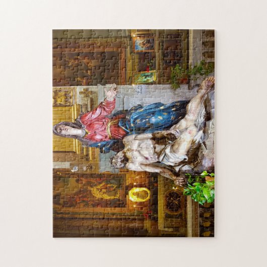 Het beeld van onze dame. legpuzzel (Verticaal)