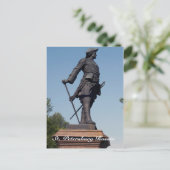 Het beeld van Peter de Grote in Sint-Petersburg Ru Briefkaart (Staand voorkant)