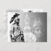 Het beeld van vrijheid, Amerikaans hoofdkwartier Briefkaart (Voorkant / Achterkant)