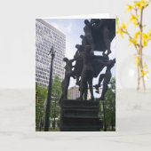 Het Beeldhouwwerk van Atlanta Kaart (Gele Bloem)