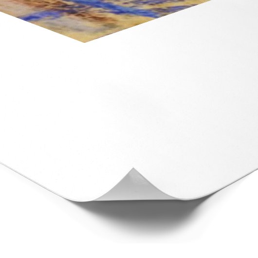 Het beeldscherm (pastel 1895) van hoge kwaliteit - poster (Hoek)