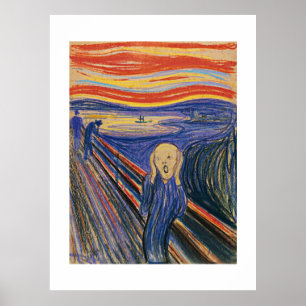 Het beeldscherm (pastel 1895) van hoge kwaliteit - poster