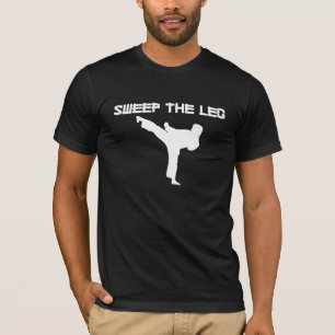 Het been afvegen t-shirt