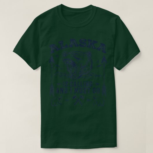Het  Beer Alaska roept op en ik moet zeggen: T-shirt (Design voorkant)