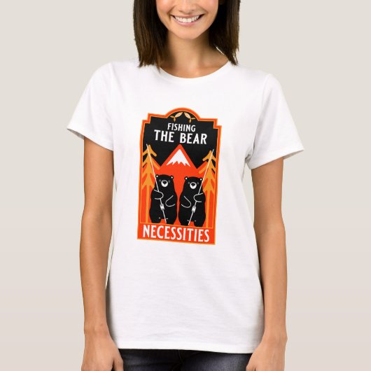 Het Beer benodigdheden Vist T-shirt (Voorkant)