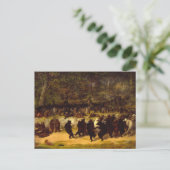 Het Beer Dance van William Holbrook Beard Briefkaart (Staand voorkant)