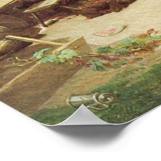 Het Beer Dance van William Holbrook Beard Poster (Hoek)