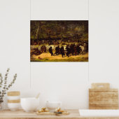 Het Beer Dance van William Holbrook Beard Poster (Keuken)