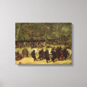 Het Beer dans schilderen - William Holbrook Beard Canvas Afdruk (Voorkant)