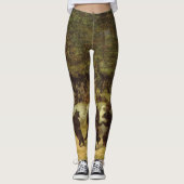Het Beer dans schilderen - William Holbrook Beard Leggings (Voorkant)