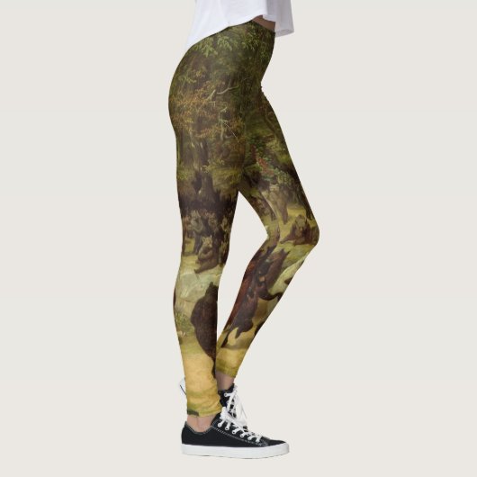 Het Beer dans schilderen - William Holbrook Beard Leggings (Rechts)