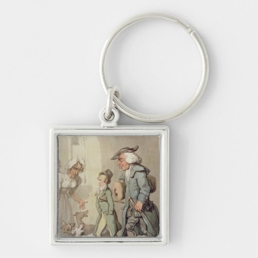 Het Beer en de Leider van het Beer Sleutelhanger (Voorkant)