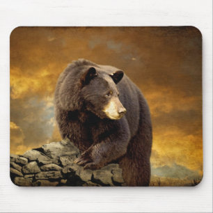 Het Beer ging over de berg - Mousepad Muismat