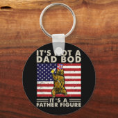 Het beer is geen vader, maar een vader. sleutelhanger (Voorkant)