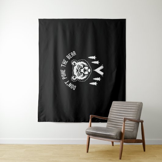 Het Beer jagen Vist de campagne Wandkleed (In situ)