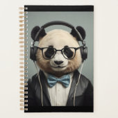 Het beer luistert naar muziek planner (Voorkant)