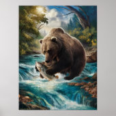 Het Beer met de goudvis Poster (Voorkant)