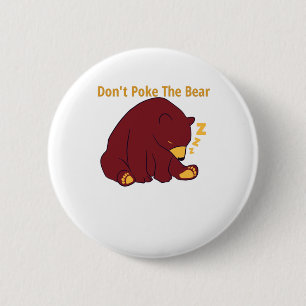 Het Beer niet plaatsen - papa beer ontwerp Ronde Button 5,7 Cm