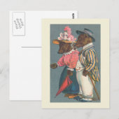 "Het Beer paar"  Briefkaart (Voorkant / Achterkant)