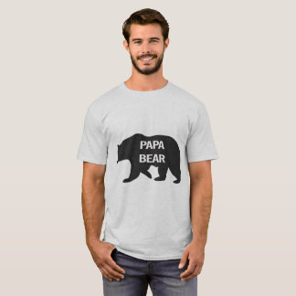 Het Beer "Papa Beer" Mannen T-Shirt voor papa