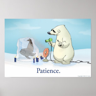 Het Beer Patient Polar Poster