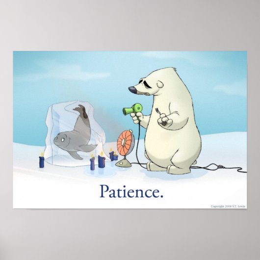 Het Beer Patient Polar Poster (Voorkant)