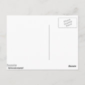 Het Beer van de aarde omhelst met tekst Briefkaart (Achterkant)