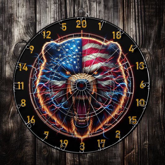 Het Beer van de Amerikaanse trots Dartbord