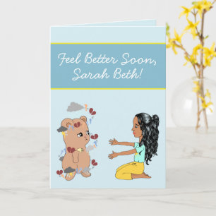 Het Beer van de Cartoon van de klap krijgt snel go Kaart