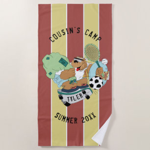 Het Beer van de Koetshanddoek van de Zomer van de Strandlaken