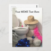 Het Beer van de partij Creëer een MEME aanpassen p Briefkaart (Voorkant / Achterkant)