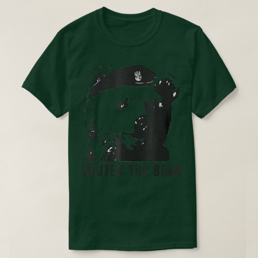 Het beer Wojtek Pools Beer 1900 T-shirt (Design voorkant)