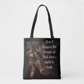 Het Beest Achter Mijn Masker Tote Bag (Voorkant)