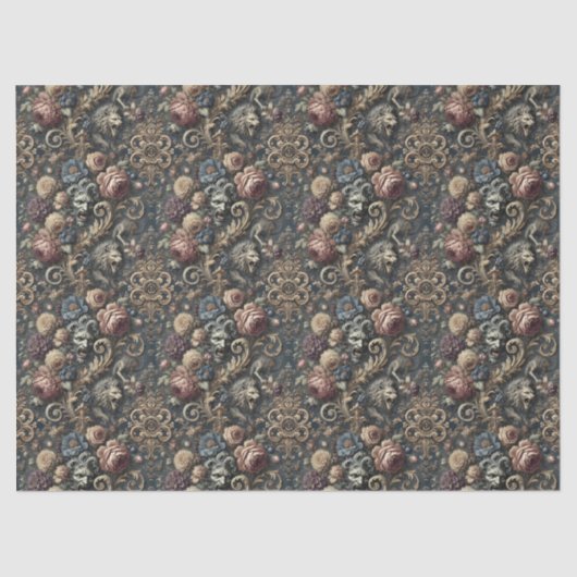 Het Beest Binnenin - Gotisch Victoriaans Tissuepapier (Voorkant)