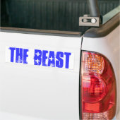 het beest bumpersticker (Op Truck)