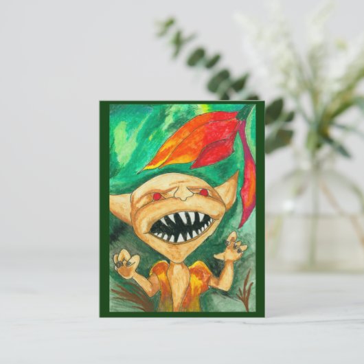 Het Beest en de Schoonheid Briefkaart (Staand voorkant)