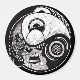 "Het Beest In" Mandala Magneet