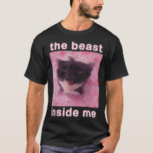 Het Beest In Me Funny Cat Meme Sarcastisch InApp T-shirt
