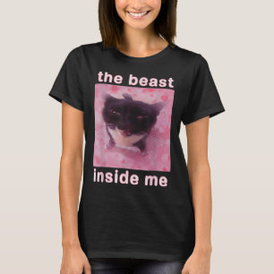 Het Beest In Me Funny Cat Meme Sarcastisch InApp T-shirt