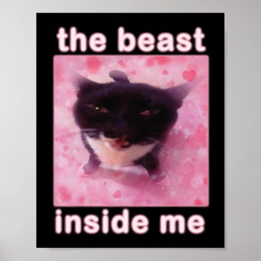 Het beest in mij is grappig poster (Voorkant)