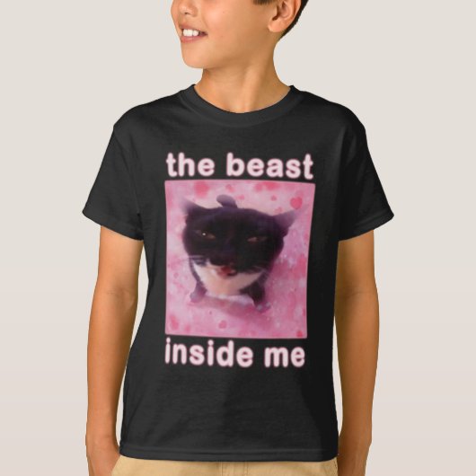 Het beest in mij is grappig t-shirt (Voorkant)