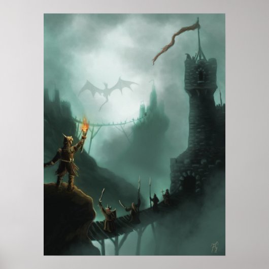 het beest keert een fantasie - poster terug (Voorkant)