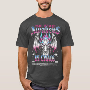 Het Beest Ontwaakt in Chaos – Dragon Streetwear T-shirt