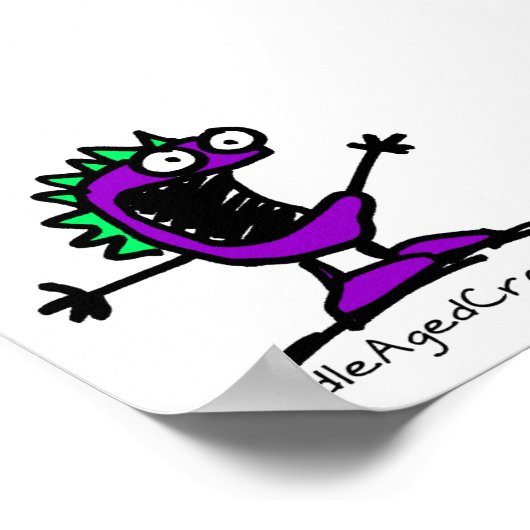 Het beest Poster (Hoek)